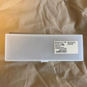 new unused muji pen case polypropylene large